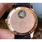 Piaget-Gouverneur-Tourbillon-SS-OXF-Best-Edition-White-Dial-Bezel-on-Brown-Leather-Strap Replica