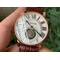 Rotonde-Flying-Tourbillon-RG-BLF-Best-Edition-White-Dial-Bezel-on-Brown-Leather-Strap-V2 Replica