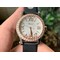 Happy-Sport-36mm-RG-OXF-1-1-Best-Edition-Diamonds-Bezel-Black-Dial-on-Black-Leather-Strap-A2892 Replica