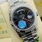 Rolex-DayDate-SS-SS-Black-Dial-High-Version Replica