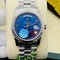 Rolex-DayDate-SS-SS-Blue-Dial-High-Version Replica