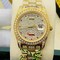 Rolex-DayDate-YG-YG-Diamond-Dial-High-Version Replica