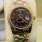 Rolex-DayDate-36mm-Dia-RG-RG-Brown-High-Version Replica