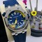 Audemars-Piguet-Blue-Dial-Diver-High-Version-Rubber-Strap Replica