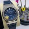 Audemars-Piguet-Brown-Dial-High-Version-Blue-Dial-on-Blue-Leather-Strap Replica