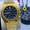 Audemars-Piguet-Royal-Oak-Chrono-Limon-Gold-Black-Dial Replica