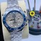 Omega-Seamaster-Grey-Dial-on-SS-Strap-Chrono-High-Version Replica