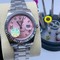 Rolex-Day-Just-36mm-Pink-Dial-Diamond-Rome-High-Version Replica