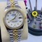 Rolex-Day-Just-36mm-White-Dial-Diamond-SG-High-Version Replica