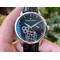Masterpiece-Square-Wheel-SS-Black-Dial-on-Black-Leather-Strap-A6498-V3 Replica