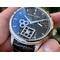Masterpiece-Square-Wheel-SS-Black-Dial-on-Black-Leather-Strap-A6498-V3 Replica