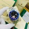 Rolex-Black-Dial-Blue-Bezel-High-Version Replica