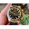 Daytona-116518-Noob-1-1-Best-Edition-YG-Plated-904L-SS-Case-Black-Diamonds-Dial-on-Black-Rubber-Strap-SA4130-V4 Replica