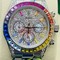 Rolex-Daytona-Rainbow-on-SS-Bracelet-High-Version Replica