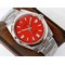 Rolex-Oyster-Pert-41mm-124300-904L-SS-SS-Red-GMF-A3230 Replica