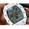 Richard-Mille-011-03-Flyback-Chrono-Le-Mans-CER-RU-Wht-KVF Replica