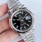 Rolex-DayDate-40mm-904L-Flt-SS-SS-Blk-Stk-GMF Replica