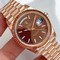 Rolex-DayDate-40mm-904L-Flt-RG-RG-Brown-Stk-GMF Replica