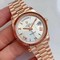 Rolex-DayDate-40mm-904L-Flt-RG-RG-Wht-Rmn-GMF Replica