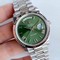 Rolex-DayDate-40mm-904L-Flt-SS-SS-S-Gree-Strp-Stk-GMF Replica