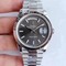 Rolex-DayDate-40mm-904L-Flt-SS-SS-Grey-Stk-GMF Replica