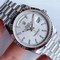 Rolex-DayDate-40mm-904L-Flt-SS-SS-S-Wht-Strp-Stk-GMF Replica