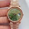 Rolex-DayDate-40mm-904L-Flt-RG-RG-Grn-Rmn-GMF Replica