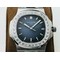 Nautilus-Jumbo-5711-PF-1-1-Best-Edition-Blue-Textured-Dial-Diamonds-Bezel-on-SS-Bracelet-A324 Replica