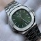 Nautilus-5711-1A-3KF-1-1-Best-Edition-Green-Textured-Dial-on-SS-Bracelet-A324-Super-Clone-V2 Replica