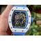 Richard-Mille-055-RM055-White-Ceramic-on-Red-Rubber-Strap Replica
