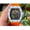 Richard-Mille-055-RM055-White-Ceramic-on-Red-Rubber-Strap Replica