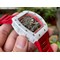 Richard-Mille-055-RM055-White-Ceramic-on-Red-Rubber-Strap Replica