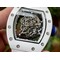 Richard-Mille-055-RM055-White-Ceramic-on-Red-Rubber-Strap Replica