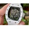 Richard-Mille-055-RM055-White-Ceramic-on-Red-Rubber-Strap Replica