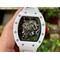 Richard-Mille-055-RM055-White-Ceramic-on-Red-Rubber-Strap Replica