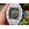 Richard-Mille-055-RM055-White-Ceramic-on-Red-Rubber-Strap Replica
