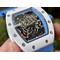 Richard-Mille-055-RM055-White-Ceramic-on-Red-Rubber-Strap Replica