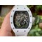 Richard-Mille-055-RM055-White-Ceramic-on-Red-Rubber-Strap Replica