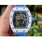Richard-Mille-055-RM055-White-Ceramic-on-Red-Rubber-Strap Replica