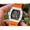 Richard-Mille-055-RM055-White-Ceramic-on-Red-Rubber-Strap Replica