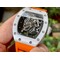 Richard-Mille-055-RM055-White-Ceramic-on-Red-Rubber-Strap Replica