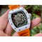 Richard-Mille-055-RM055-White-Ceramic-on-Red-Rubber-Strap Replica