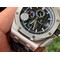Royal-Oak-Offshore-44mm-26411PO-SS-Updated-Black-Ceramic-Bezel-JF-1-1-Best-Edition-Black-Blue-Dial-on-Rubber-Strap-A3126 Replica