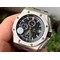 Royal-Oak-Offshore-44mm-26411PO-SS-Updated-Black-Ceramic-Bezel-JF-1-1-Best-Edition-Black-Blue-Dial-on-Rubber-Strap-A3126 Replica
