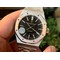 Royal-Oak-41mm-15400-SS-JF-1-1-Best-Edition-Black-Textured-Dial-on-SS-Bracelet-A3120-V5 Replica