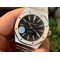 Royal-Oak-41mm-15400-SS-JF-1-1-Best-Edition-Black-Textured-Dial-on-SS-Bracelet-A3120-V5 Replica