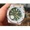 Royal-Oak-Offshore-Diver-Green-15710-JF-1-1-Best-Edition-on-Green-Rubber-Strap-A3120 Replica