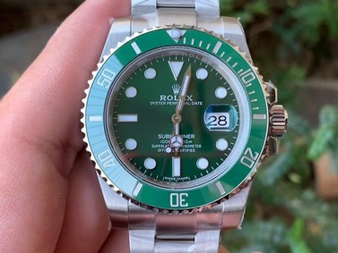 SUBMARINER 116610 LV GREEN CERAMIC 904L STEEL VSF 1:1 BEST EDITION VS3135