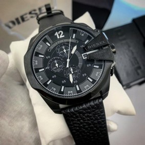 Diesel Black Strap Chrono Cheif Full Black