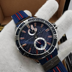 Ulysse Nardin Marine Blue Silver Hight Version